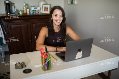 Business Owner Working on Computer 6156