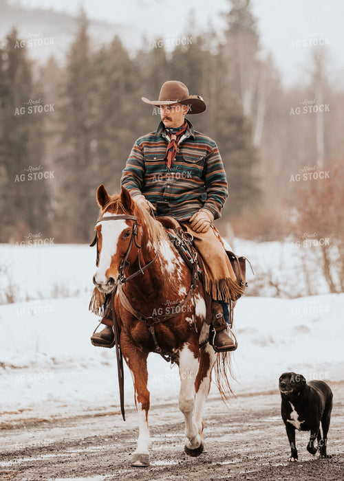 Rancher on Horse 66090