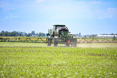 Self-Propellerd Sprayer in Soybean Field 90132