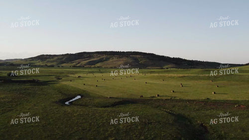 Round Hay Bales Drone 92027