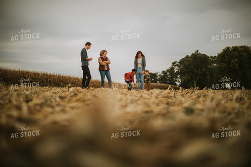 Farm Family in Field 6631