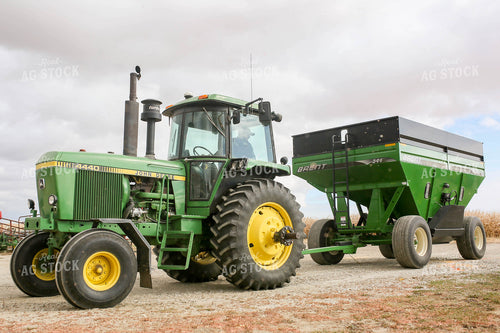Farmer Driving Tractor 161063