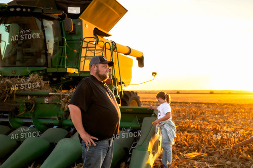 Farm Family by Combine 115582