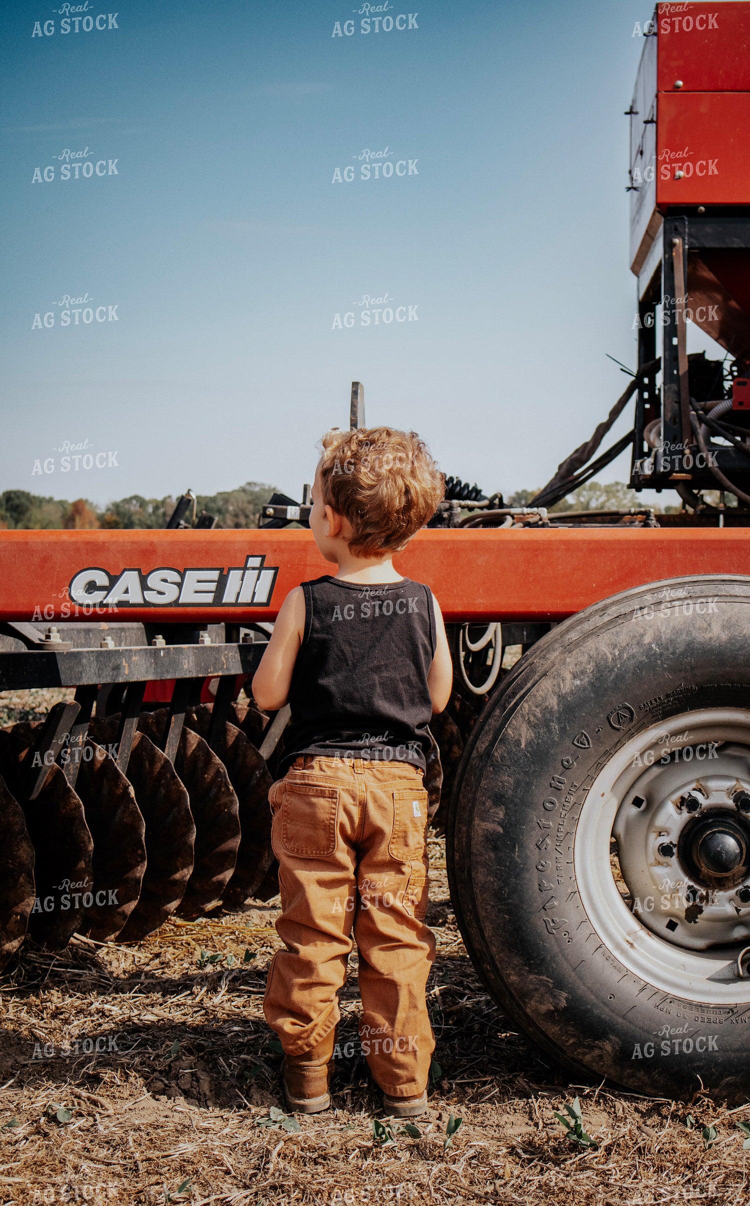 Farm Kid Helping with Planting 289017