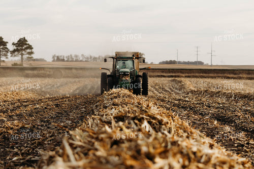 Baling Corn Stalks 152065