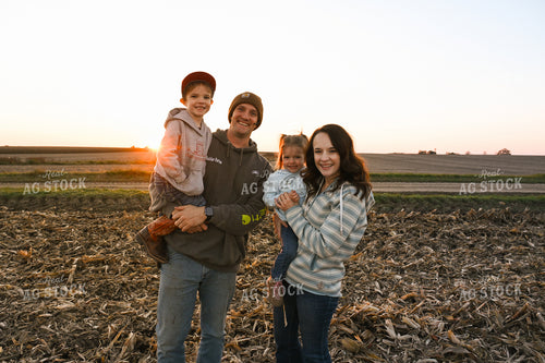Farm Family in Field 26317