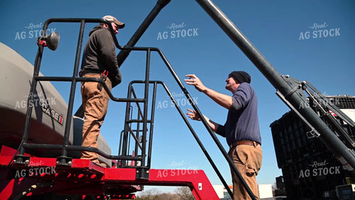 Farmers Talking While Loading the Planter - 334