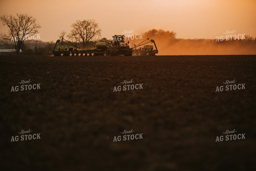 Planter in Field at Sunset 5709