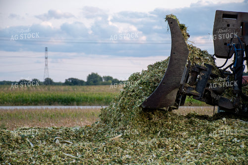 Tractor Getting Animal Feed 50231