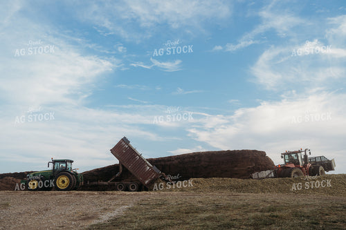 Unloading Harvested Silage 196360