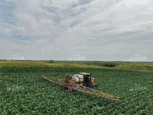 Spraying Corn Field 141018
