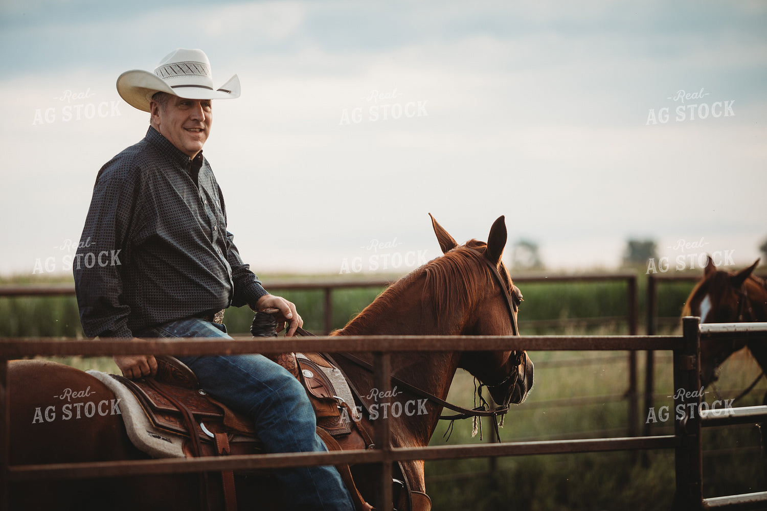 Rancher on Horse 6479