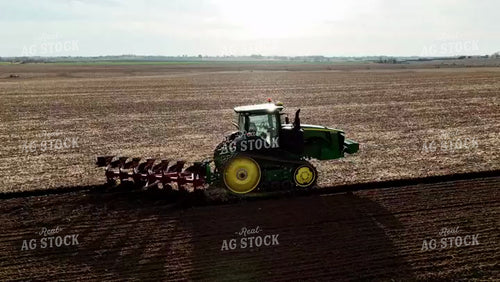 Moldboard Plowing Fields Drone 56310