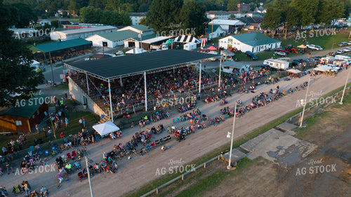 Aerial of County Fair Rodeo 52876