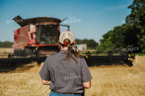 Female Farmer Walking in Field 115236