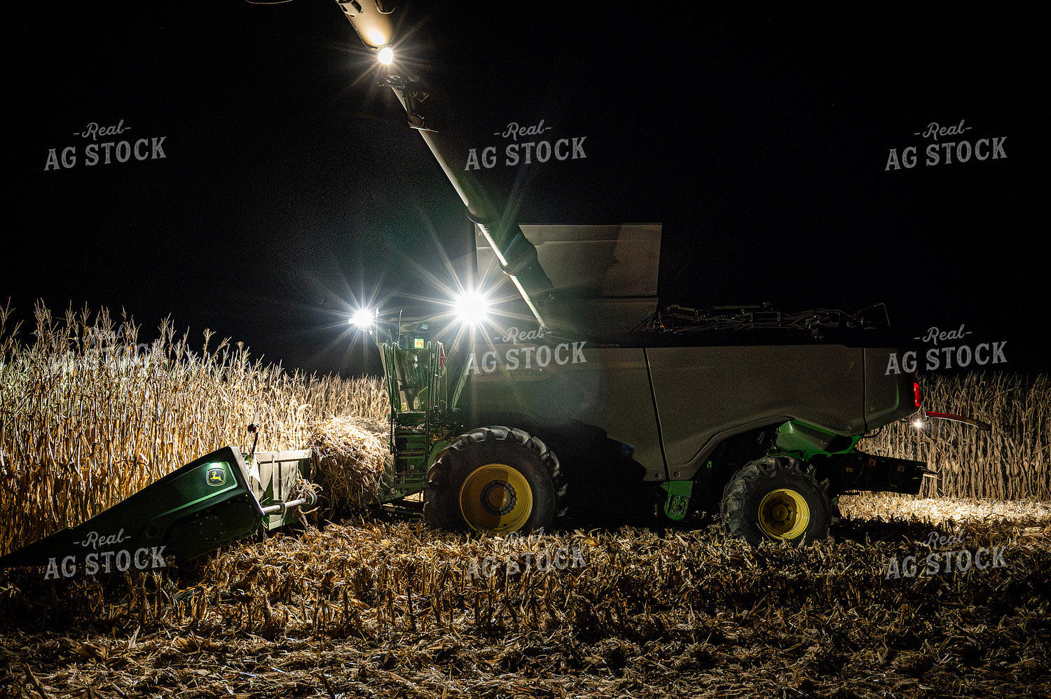 Corn Harvest at Night 149151