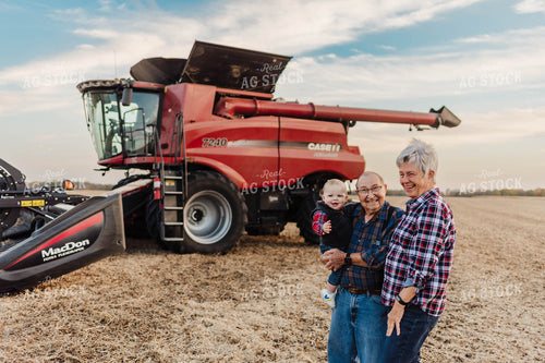 Farm Family in Field 115016