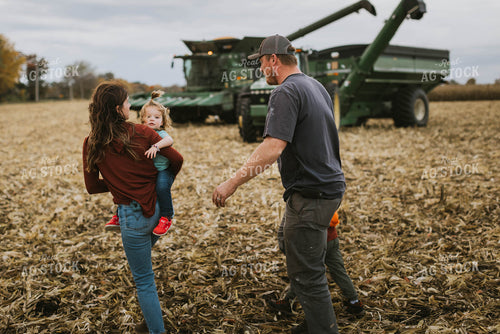 Farm Family in Field 8537