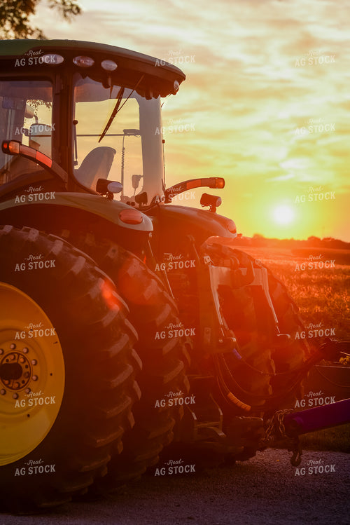 Sunset on Tractor 151012