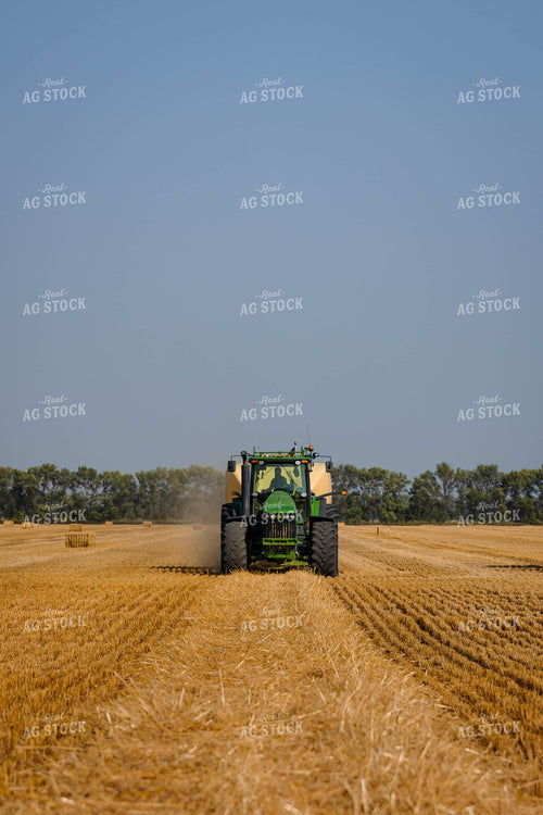 Baling Straw Bales 152335
