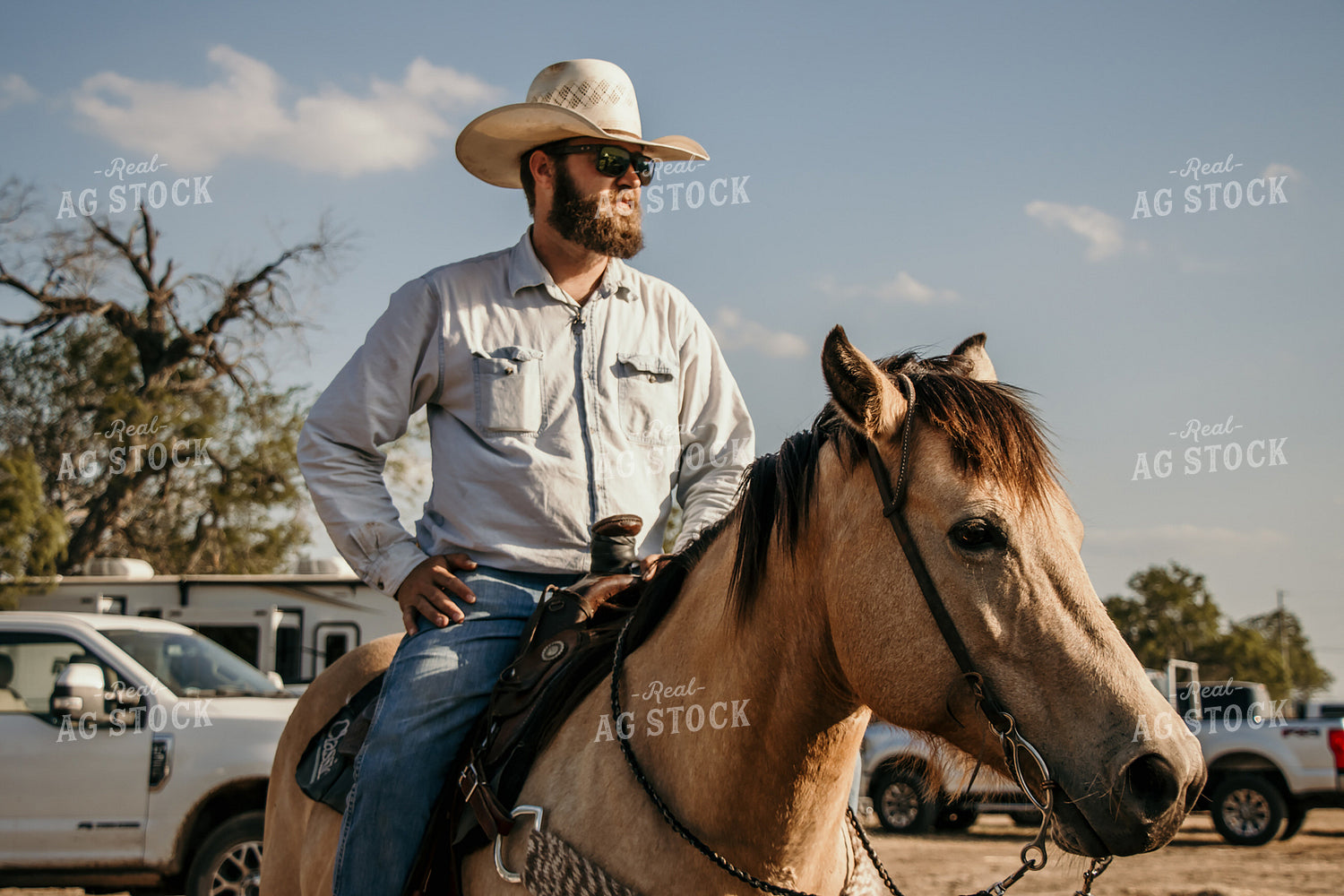 Rancher on Horse 98012