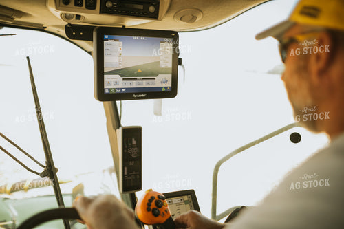 Farmer in Combine Cab 4722