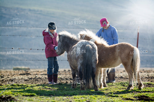 Ranch Girls with Horses 69008