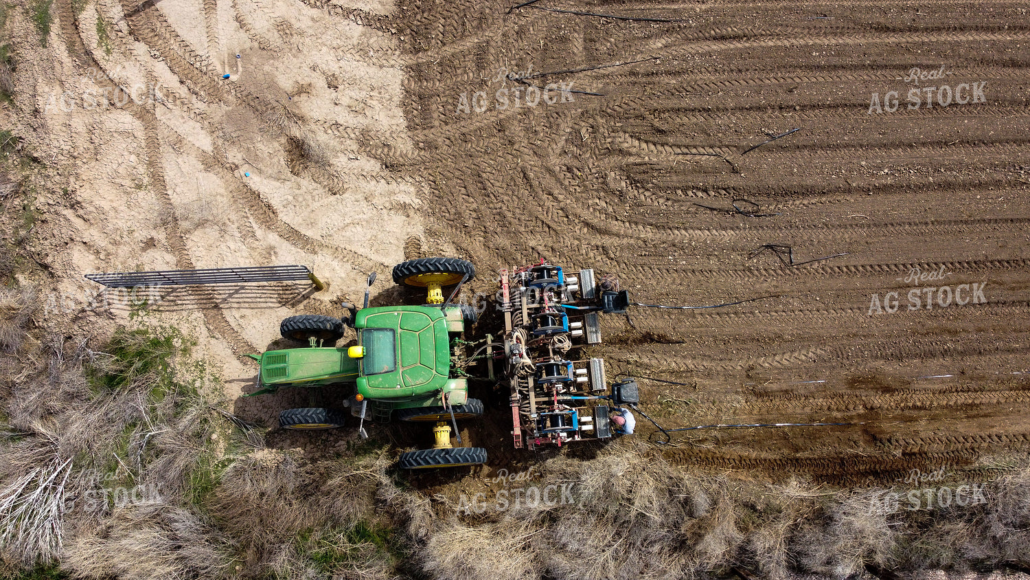 Aerial View of Drip Irrigation Installation 130006