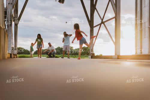 Farm Family Playing 8775