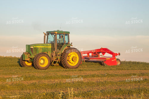 Tractor Cutting Alfalfa 72064