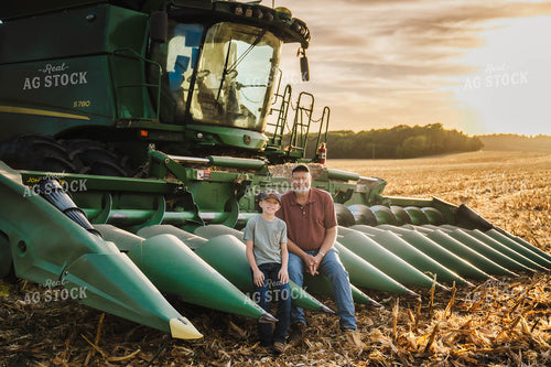 Farm Family by Combine 115379