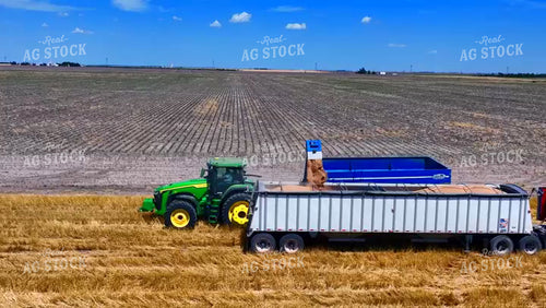 Aerial of Wheat Harvest 199075