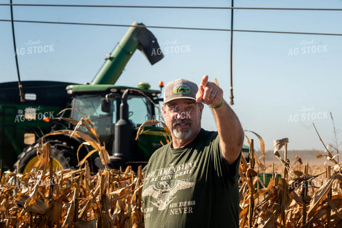 Farmer in Cornfield 185050