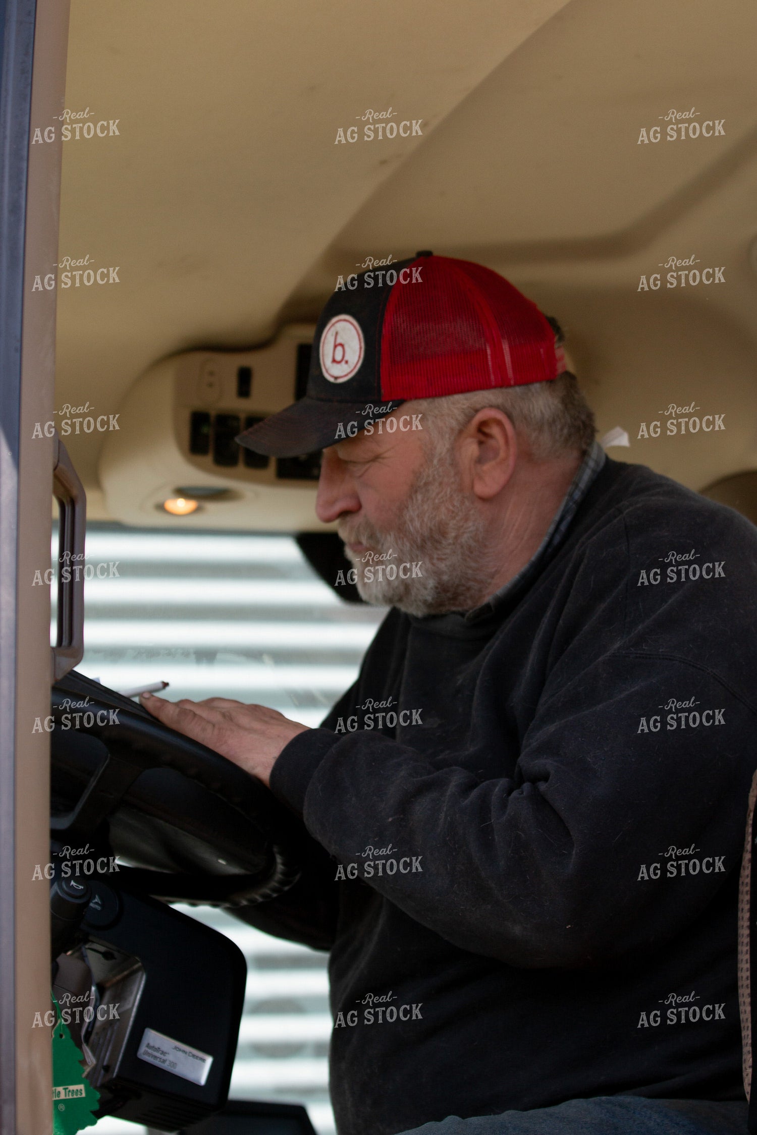 Farmer in Tractor 157286