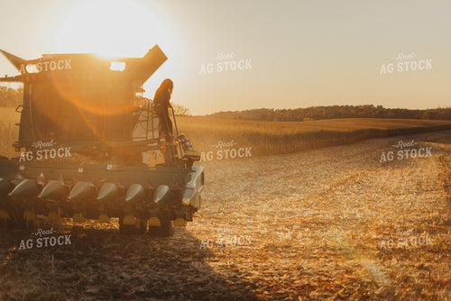 Farm Family Going for a Ride at Harvest 9496