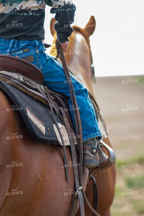 Ranch Kid on Horseback 260011