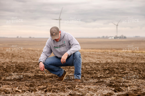 Farmer Checking Soil 161125