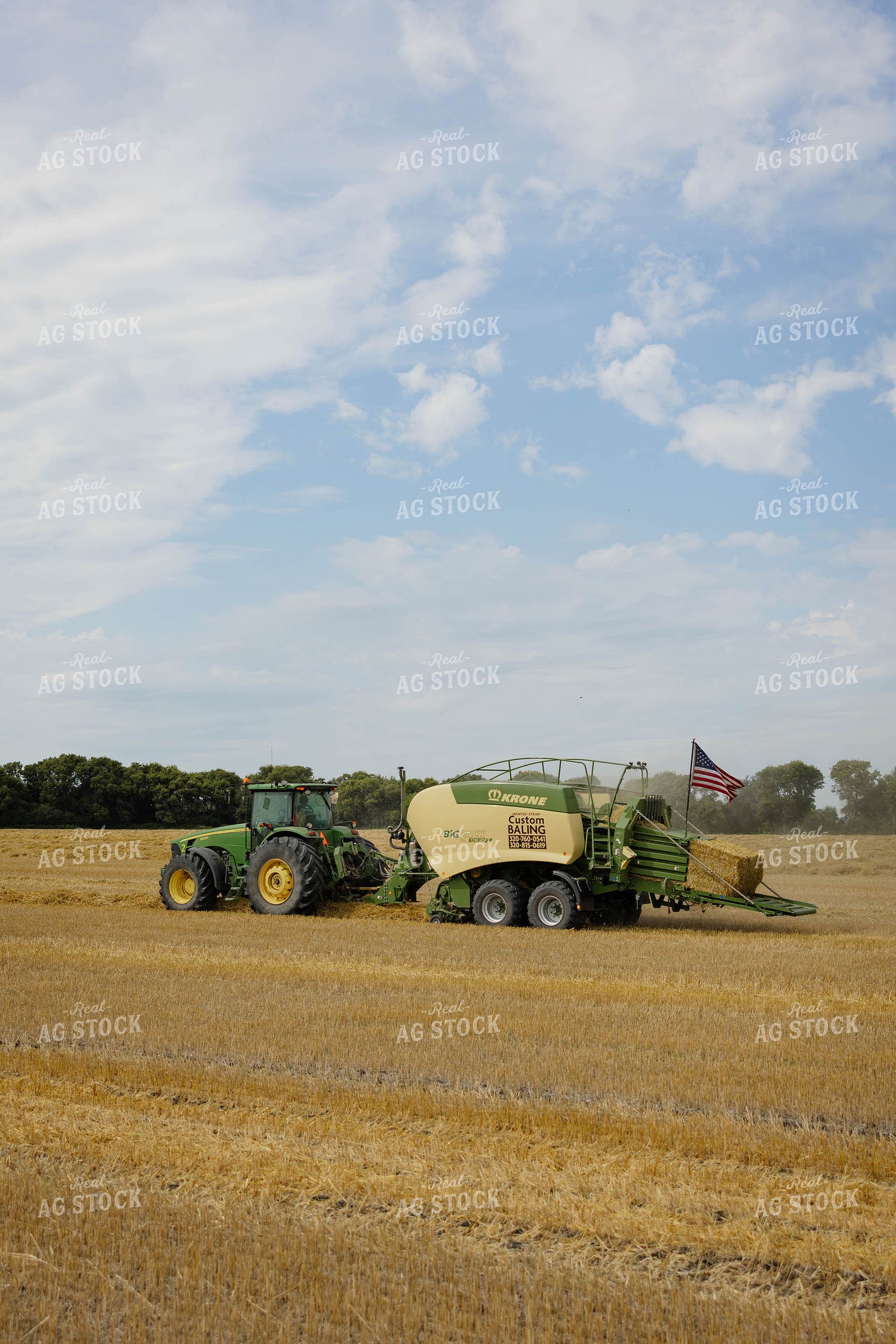 Baling Wheat Straw 296052