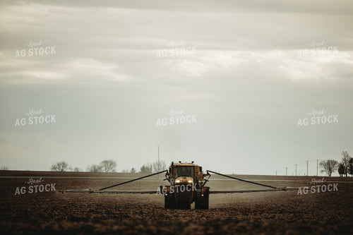 Fertilizer Spreader in Field 3674