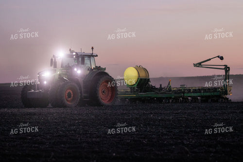 Planter at Night in Field 72046