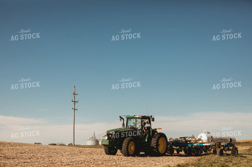 Tractor and Anhydrous Ammonia Applicator and Tank 3567