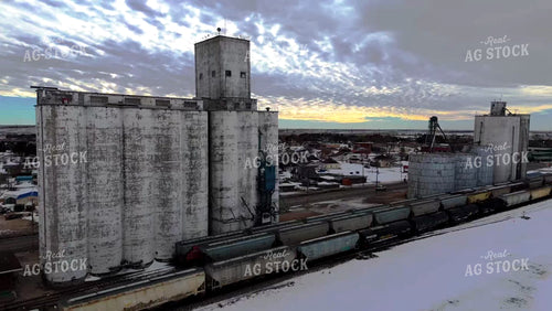 Grain Terminal Alongside Train Tracks 239146