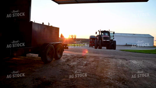Driving Tractor at Sunrise - 104