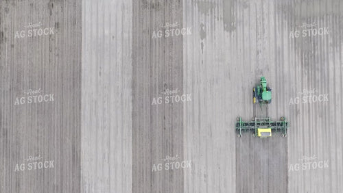 Aerial of Air Seeding Rice 80072