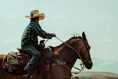 Ranch Kid on Horseback 58022