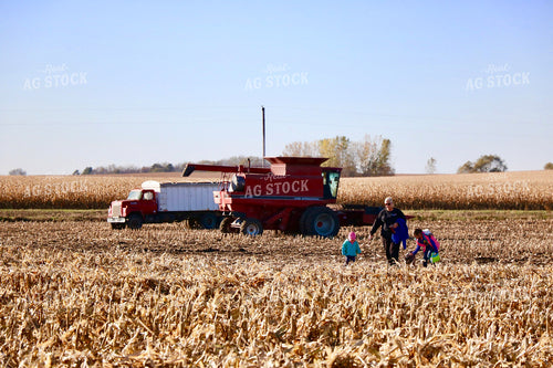 Farm Family During Harvest 299219