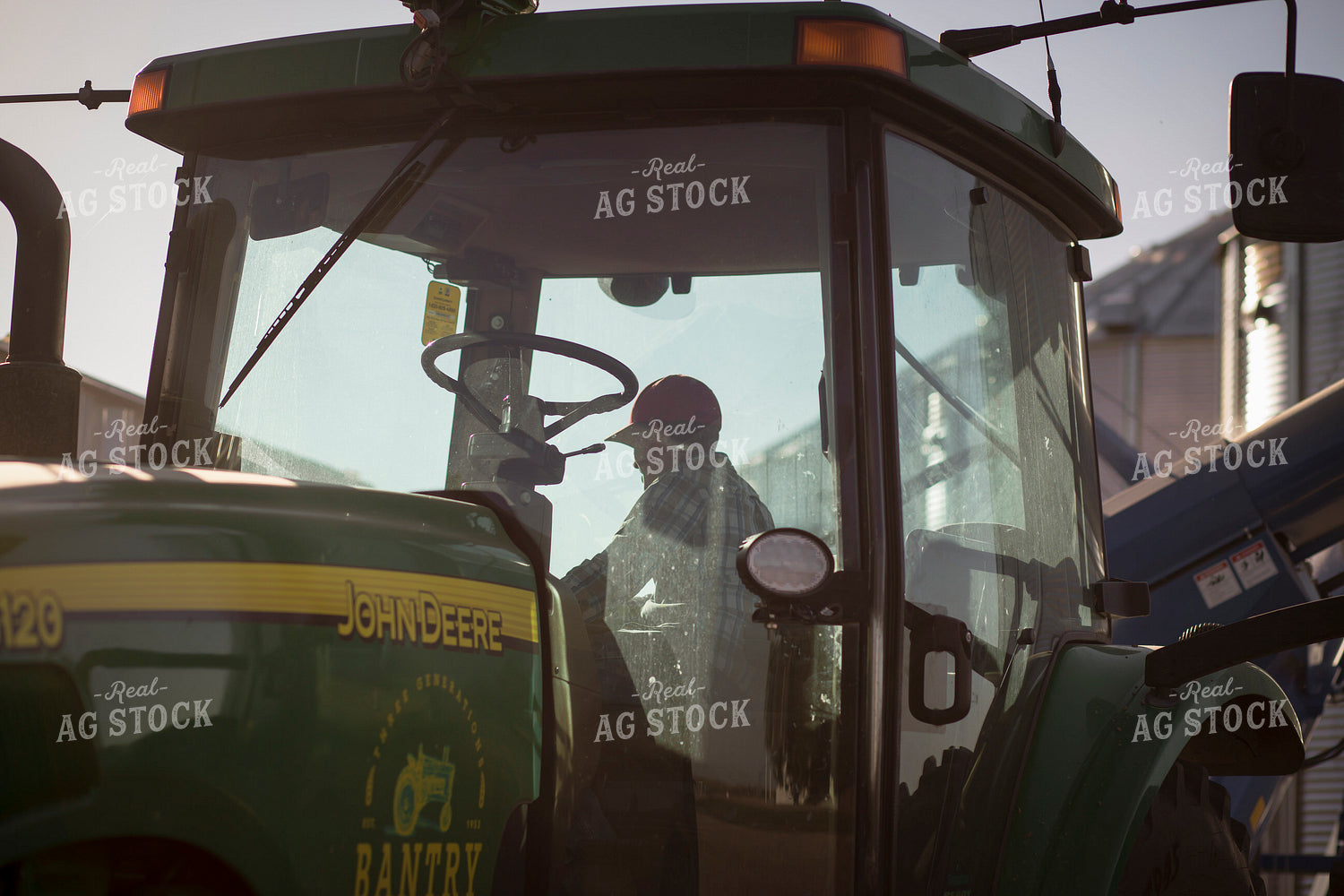 Farmer in Tractor 135129