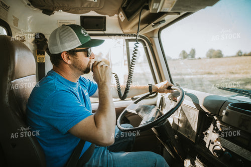 Farmer Talking on Radio 7085