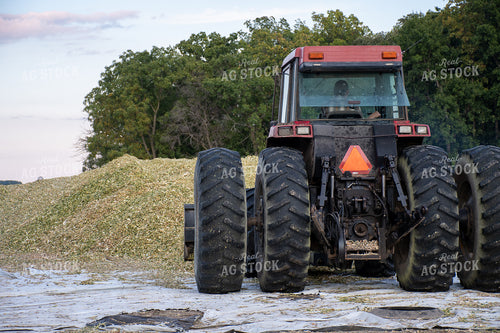Tractor Getting Animal Feed 50228