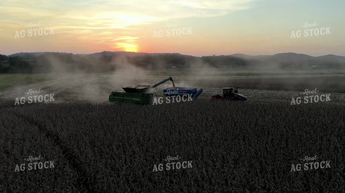 Aerial of Corn Harvest 149118